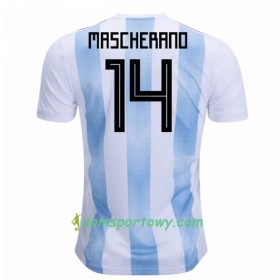 Koszulka Argentyna Mascherano 14 Domowe Koszulki Piłkarskie Mistrzostwa Świata 2018